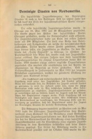 Vereinigte Staaten von Nordamerika.