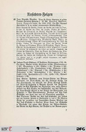 Ansichten-Folgen (Nr. 49-68)