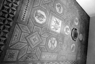 Nennig: Römischer Mosaikfußboden, Gesamtansicht