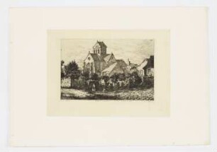 Gassicourt près Mantes, Blatt 4 der Folge "Radierungen von Alfred Taiée"