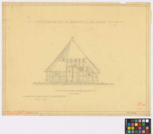 Harsefeld (Landkreis Stade): Räucherkate. Haupthaus (Süd-Ost-Ansicht)