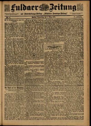 Ausgabe vom Donnerstag, den 05. März 1903.