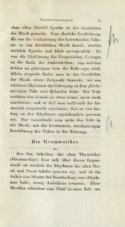 Die Grammatiker.