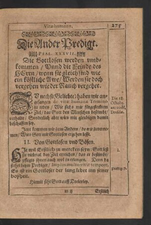 Die Ander Predigt.