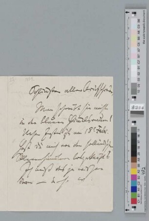 Brief an Julius Stockhausen