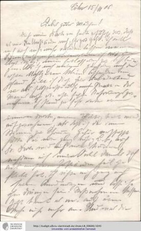 Brief vom 15.11.1906