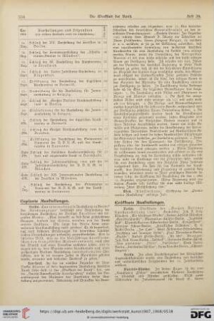Ausstellungen / Preisausschreiben / Staatsankäufe etc.