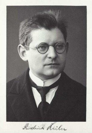 Friedrich Heiler (1892-?), 1922-1934 Professor der Theologie, 1935-1938 an der Phil. Fak. Marburg