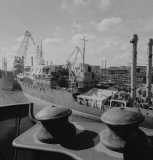 Stralsund. Hafen, VEB Volkswerft Stralsund