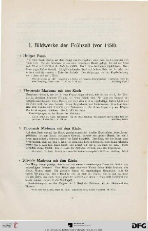 I. Bildwerke der Frühzeit (vor 1450) (Nr. 1.34)