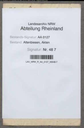 Gesammelte Pachtbriefe über die Güter und Ländereien der Kommende Jungenbiesen (Teil 7)