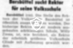 Barsbüttel sucht Rektor für seine Volksschule