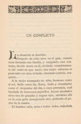 Un conflicto