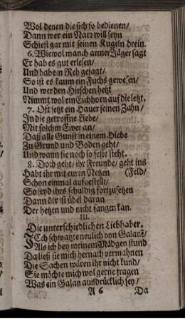 III. Die unterschiedlichen Liebhaber