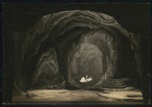 Bühnenbild, Festspielhaus Bayreuth: Leda mit dem Schwan (Tannhäuser)
