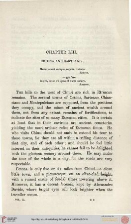 Chapter LIII: Cetona and Sarteano