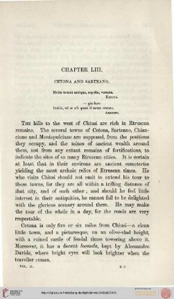 Chapter LIII: Cetona and Sarteano