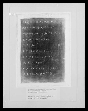 Codex 12: Evangeliar — Gerahmte Zierseite: Text Lukas 1,5, Folio 79
