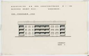 Wohnhäuser Sudetenstraße / Altvaterstraße, Geretsried: Ansicht 1:100