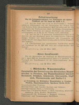 Neues Kanalbauamt