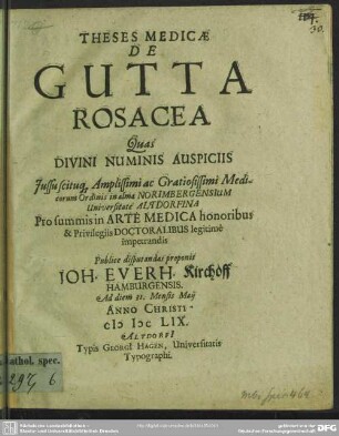 Theses de gutta rosacea