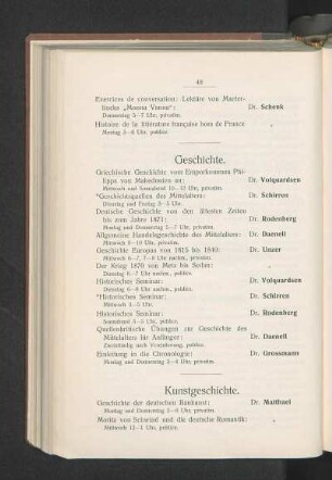 Kunstgeschichte.