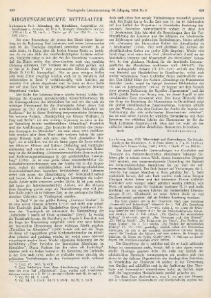 436-438 [Rezension] Leclercq, Jean, Wissenschaft und Gottverlangen