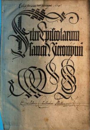Liber Epistolarum sancti Hieronymi, Prima pars