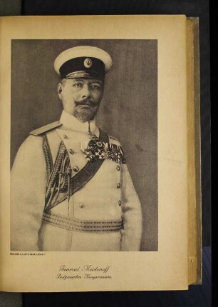 General Neidenoff, Bulgarischer Kriegsminister