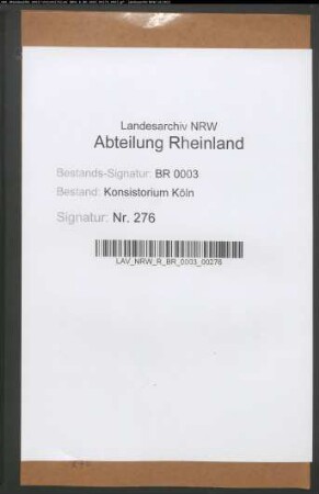 Anstellung der Mitglieder des Konsistoriums
