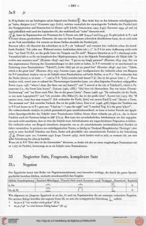 33. Negierter Satz, Fragesatz, komplexer Satz