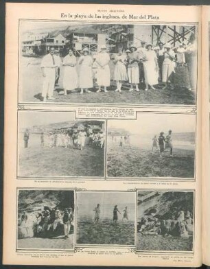 En la playa de los ingleses, de Mar del Plata [Fotografías]