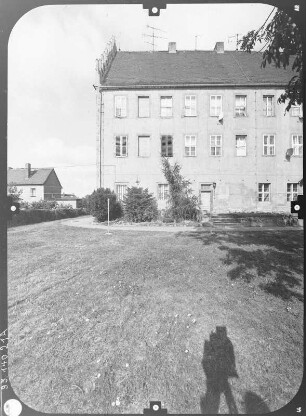 Trebsen/Mulde. Schloß (1509-1527). Seitenfront (Teilansicht) von Südost