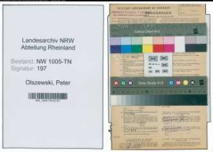 Entnazifizierung Peter Olszewski , geb. 03.10.1902 (Kaufm. Angestellter)