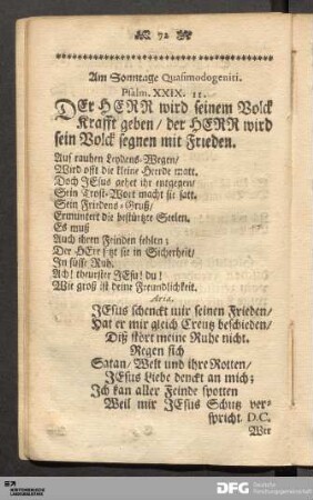 [Quasimodogeniti - Pfingsten]