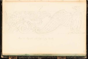 Skizzenbuch: Ornamente: Details eines Risalit
