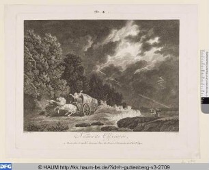 Nannette Effrayée - Nannette vom Gewitter erschreckt