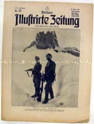 Wochenzeitschrift "Berliner Illustrirte Zeitung" u.a. zum U-Boot-Krieg