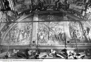 Szenen aus der Geschichte des Täufers, Predigt des Täufers und Taufe Christi