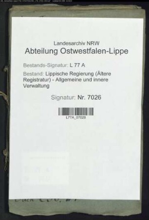 Steuererhebung (Akzise) von auswärtiger Flüssigwaren, Bd. 2
