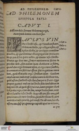 Ad Philemonem Epistola Pauli