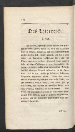 Das Thierreich
