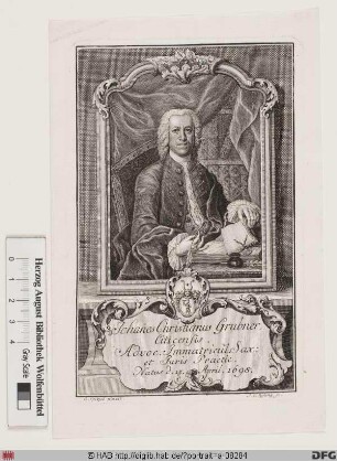 Bildnis Johann Christian Grubner