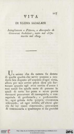 Vita di Egidio Sadalaer