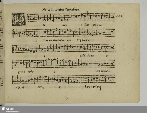 XIX. Sermisy, Claudin de: Dominus illuminatio mea