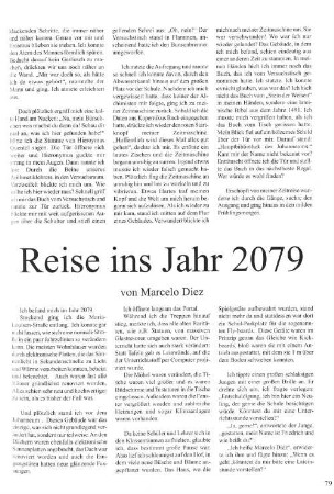 Reise ins Jahr 2079