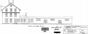 Altensteig: Empfangsgebäude Südansicht Bahnseite