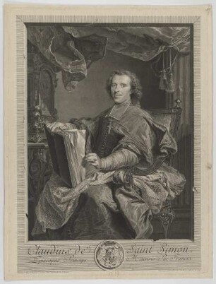 Bildnis des Claudius de Saint Simon