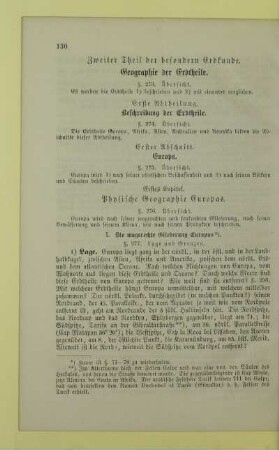Erste Abtheilung. Beschreibung der Erdtheile