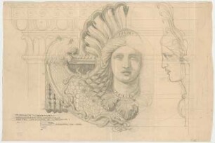 Thiersch, Friedrich von; Wiesbaden; Kurhaus - Pilasterkapitell in der Wandelhalle (Detail)